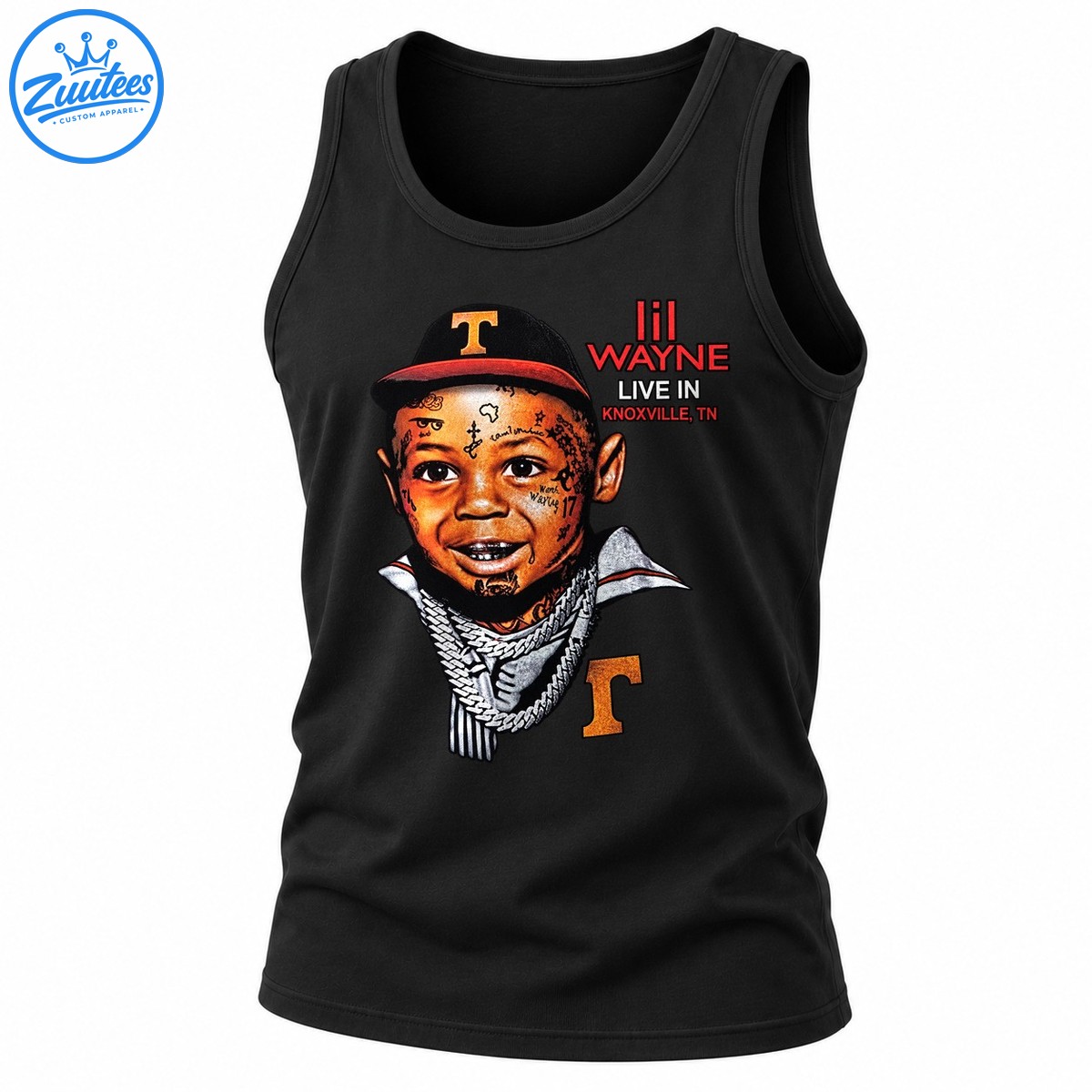 Tennessee Volunteers X Lil Wayne 20 Years Of Carter Classics Portrait Tank Top