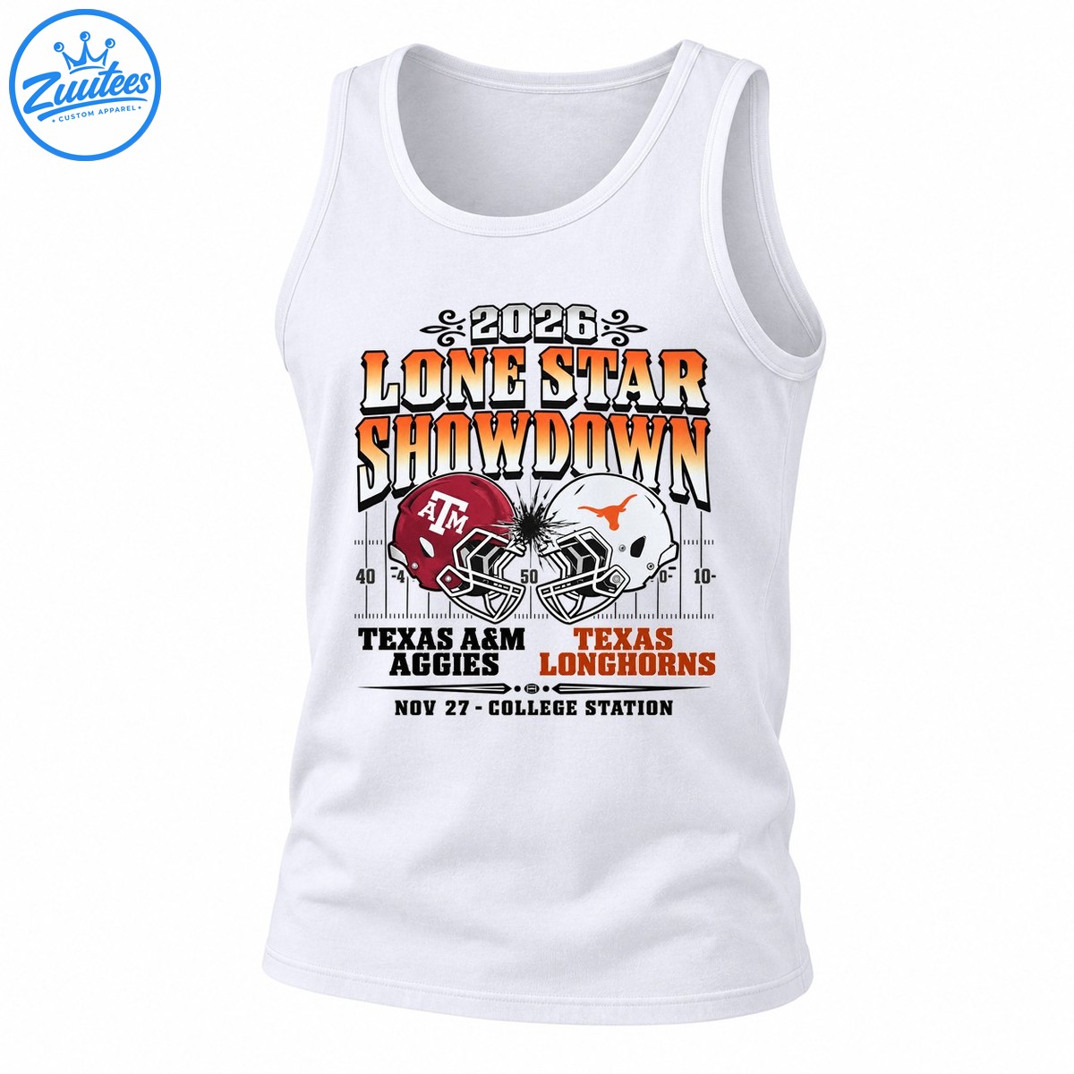 Texas A And M Aggies Vs Texas Longhorns Lone Star Showdown 2026 Nov 27 College Station Tank Top