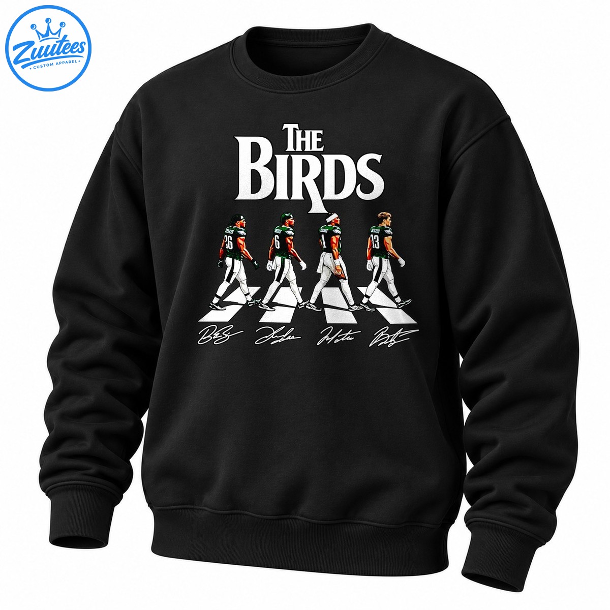 The Birds Philadelphia Football Players Signature Graphic Sweatshirt
