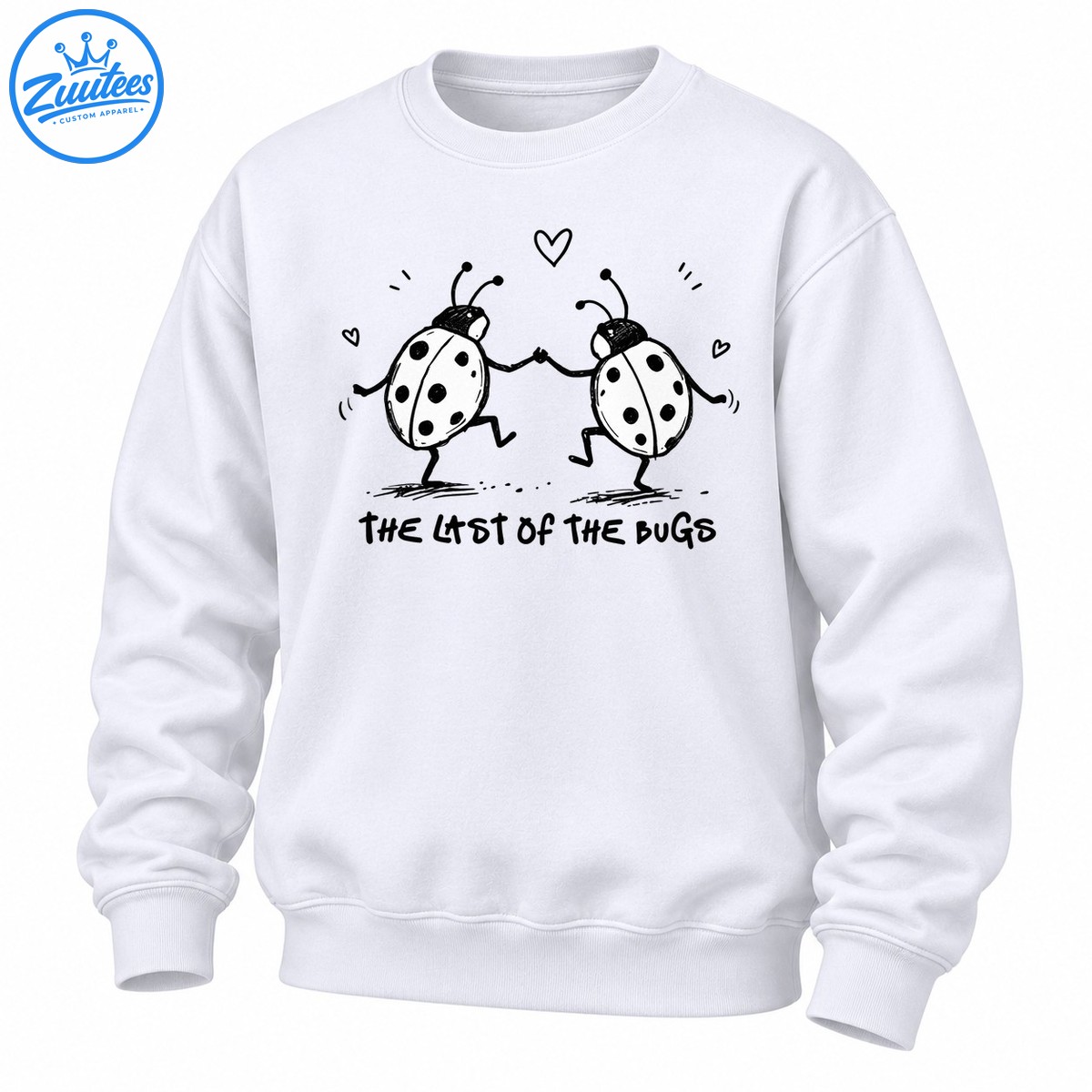 The Last Of The Bugs Cute Ladybug Doodle Sweatshirt