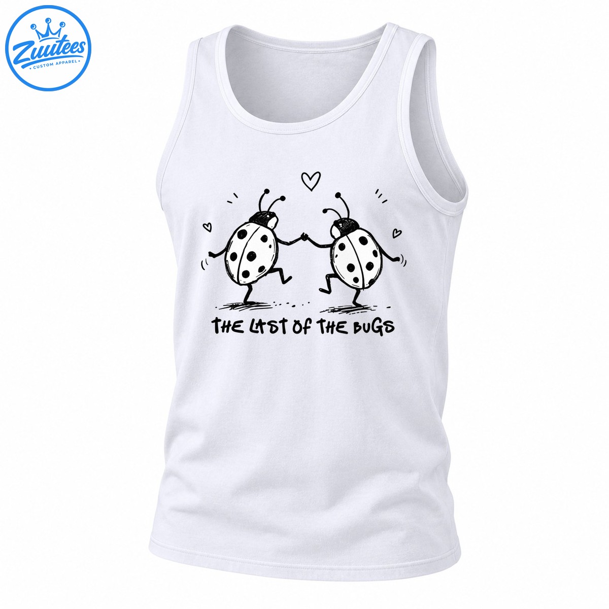 The Last Of The Bugs Cute Ladybug Doodle Tank Top