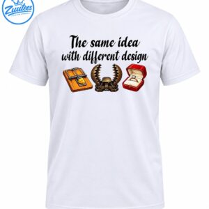 The same idea with different design funny shirt graphic featuring mousetrap, bear trap, and diamond engagement ring