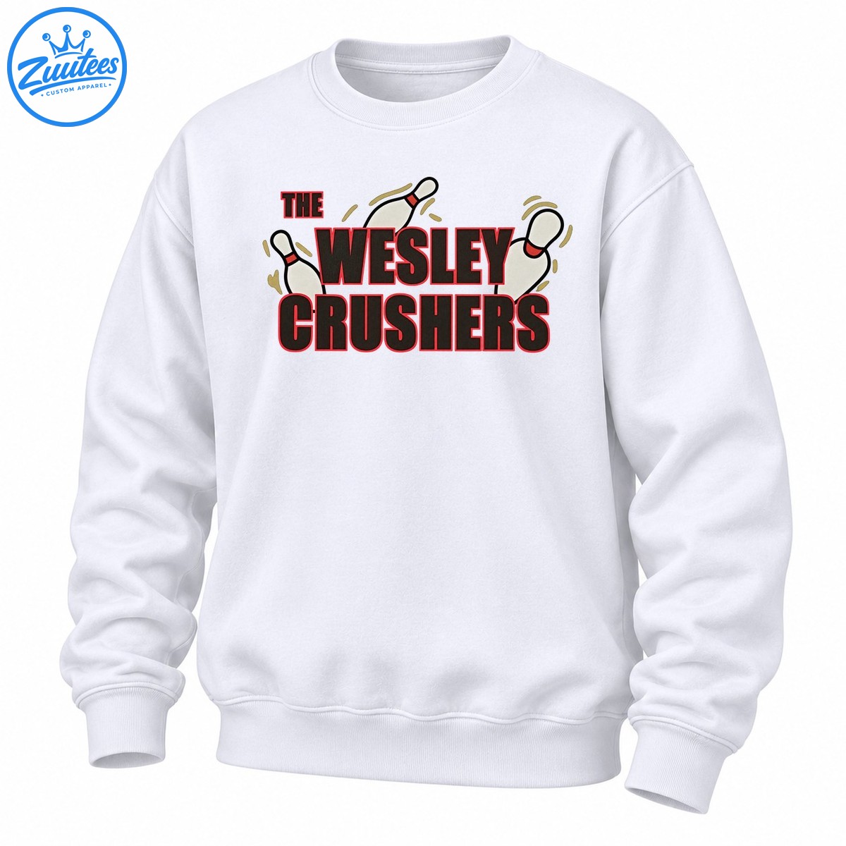 The Wesley Crushers Bowling Team Vintage Graphic Sweatshirt
