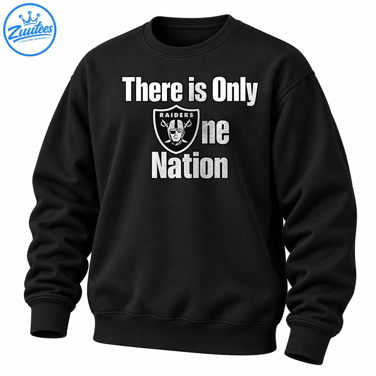 There Is Only One Nation Distressed Football Fan Sweatshirt