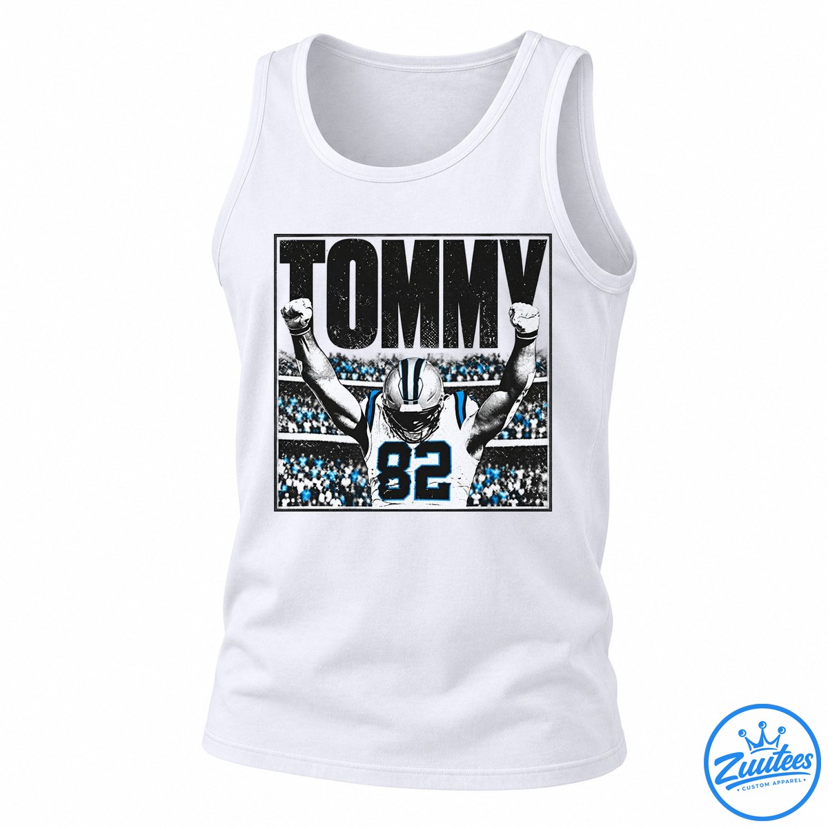 Tommy Balboa 82 Carolina Panthers Football Tank Top