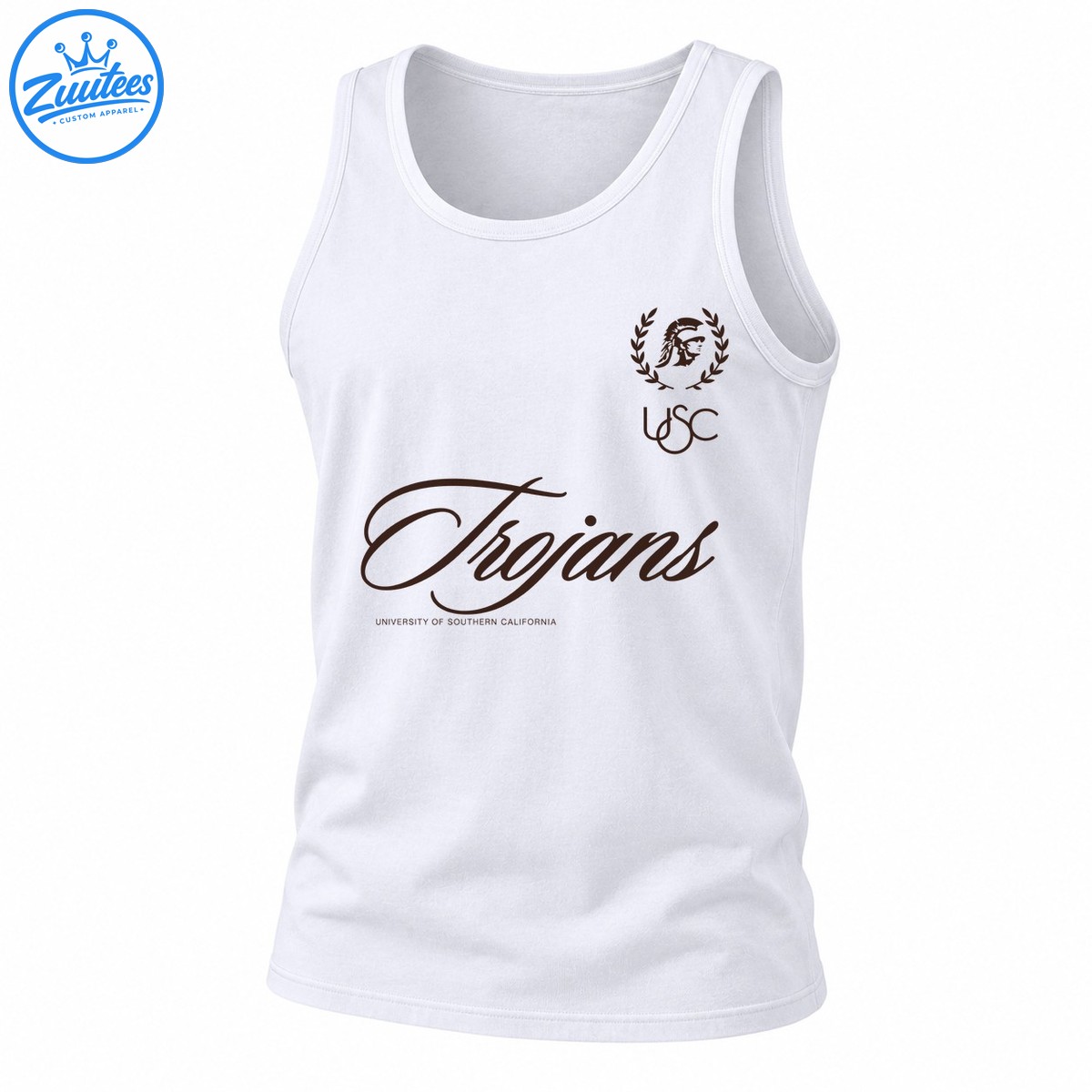 USC Trojans University Of Southern California Vintage Script Tank Top