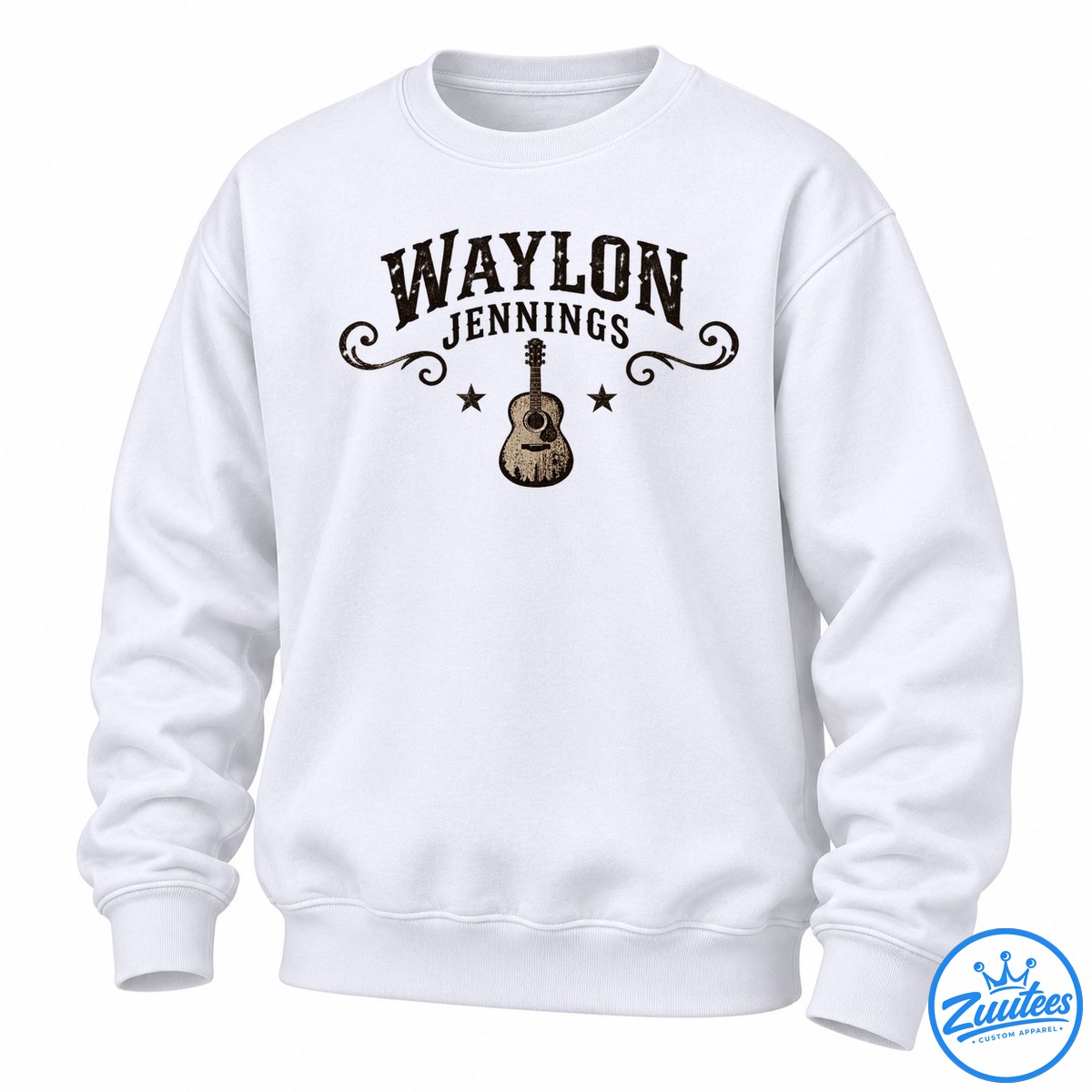 Waylon Jennings Outlaw Heart Country Roots Sweatshirt