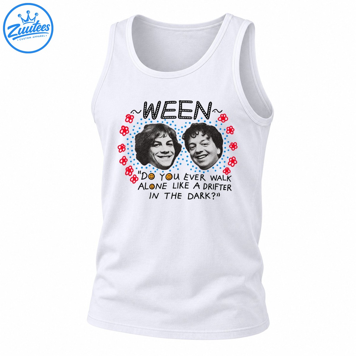 Ween Do You Ever Walk Alone Like A Drifter In The Dark Retro Graphic Tank Top