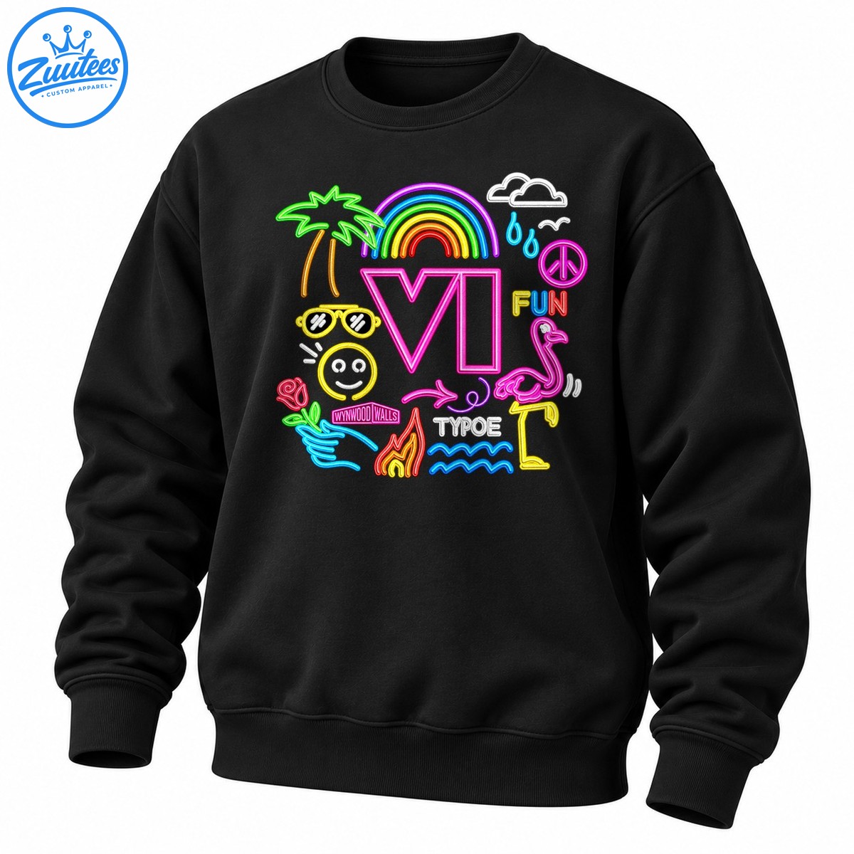 Wynwood Walls VI Neon Pop Art Sweatshirt